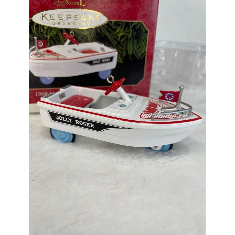 Hallmark Keepsake 1968 Murray Jolly Roger Flagship Kiddie Car Classics‎ Ornament